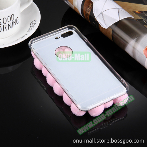 3D Furry Balls Pattern Protective TPU Phone Case for iPhone 7 Plus